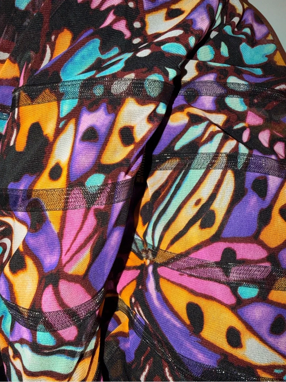 Betsey Johnson Butterfly Print Fit & Flare Dress – Size 8 - Picture 3 of 4